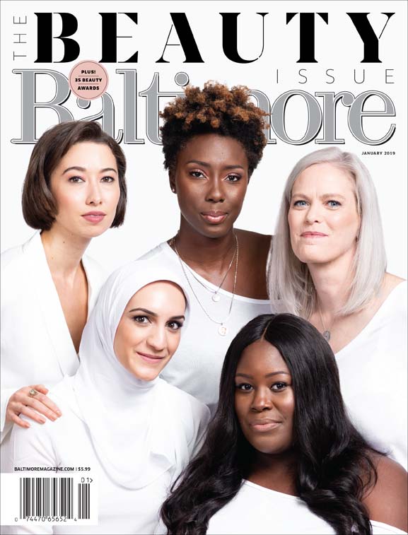 Baltimore Magazine Beauty Issue cover