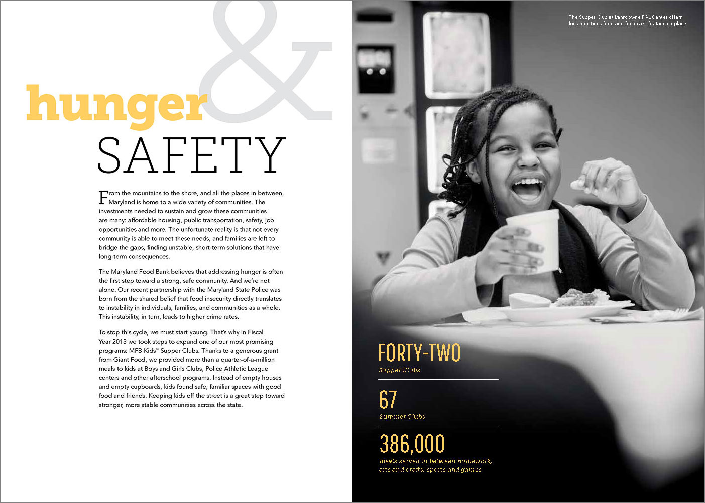 Maryland Food Bank annual report