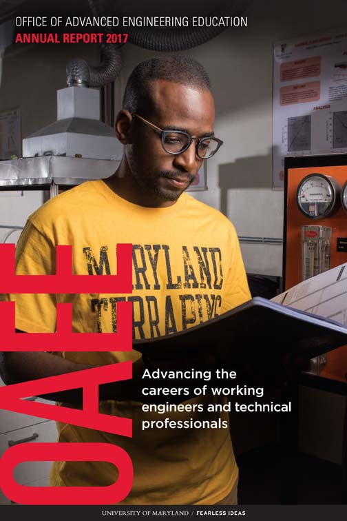 The cover of the Office for Advanced Engineering Education annual report