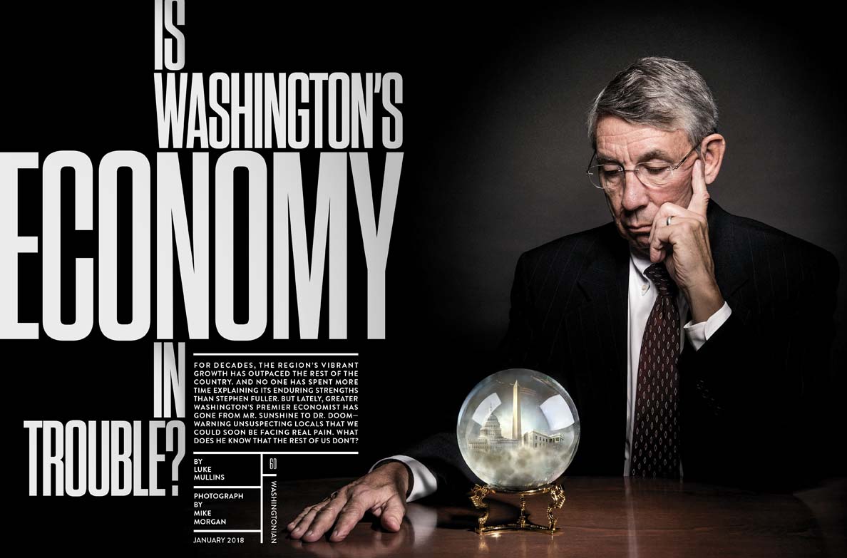Washingtonian Magazine spread featuring Stephen Fuller