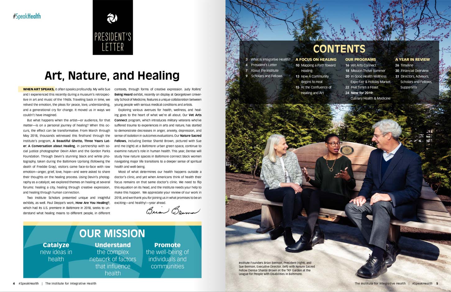 The Institute for Integrative Health annual report