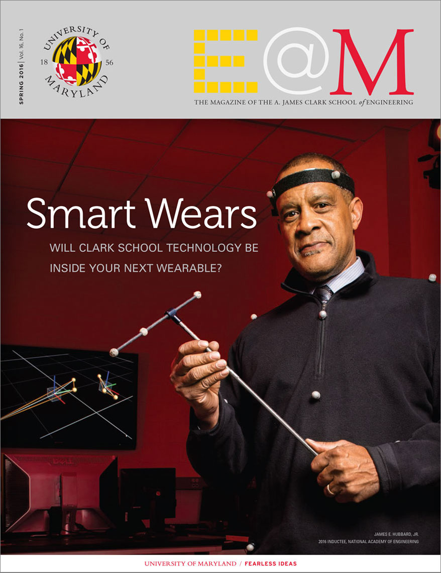 E@M Magazine cover featuring James E Hubbard Jr