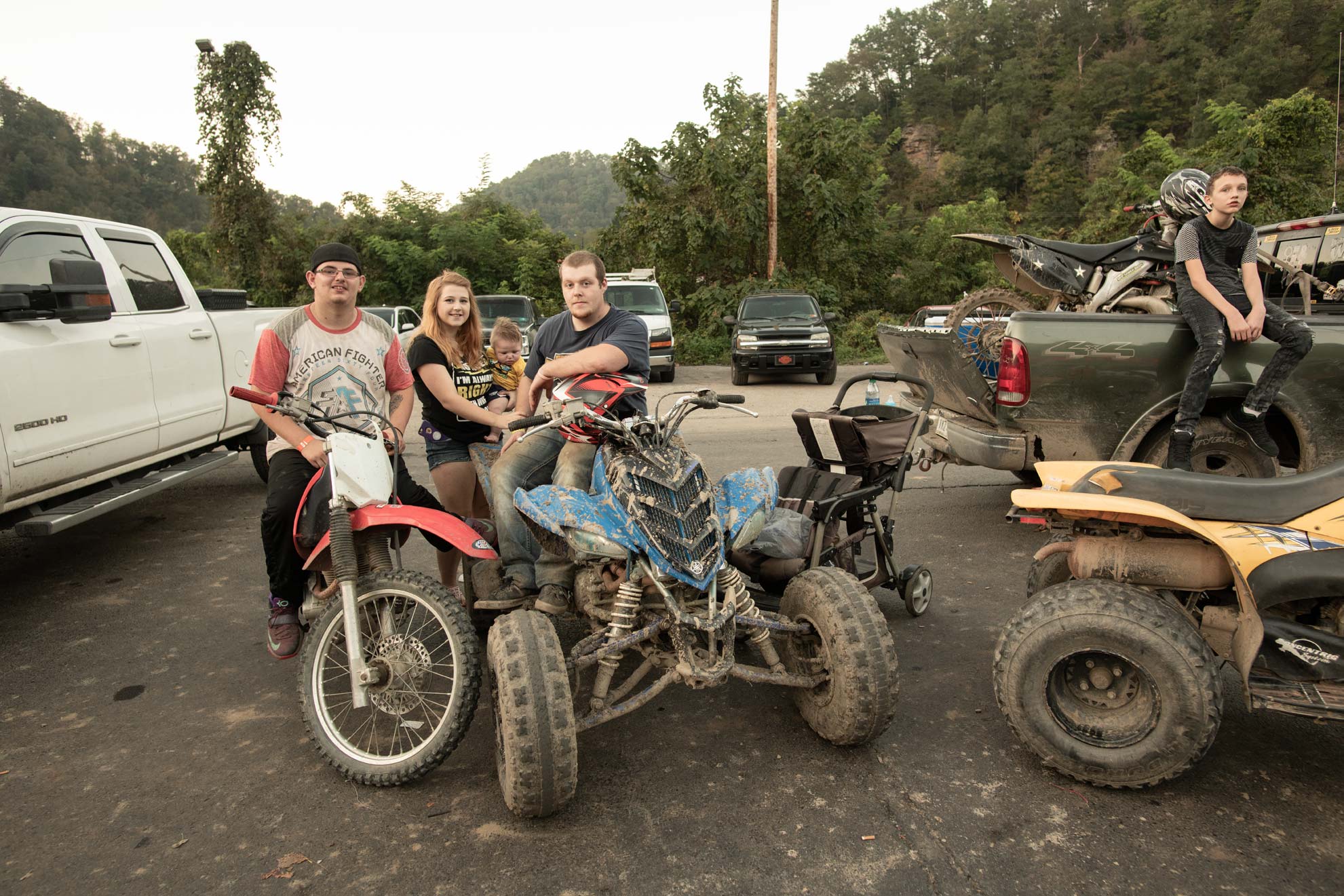 National Trailfest: families and friends gather in the Gilbert WV McDonalds parking lot